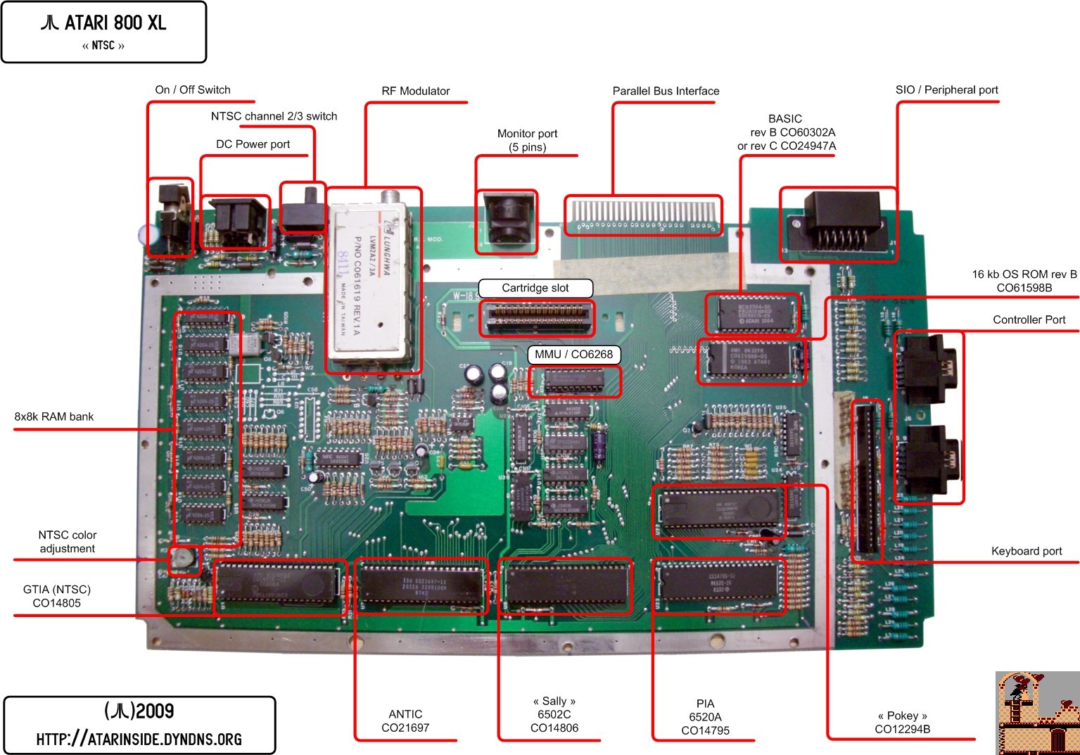 Atari-800XL-board-NTSC