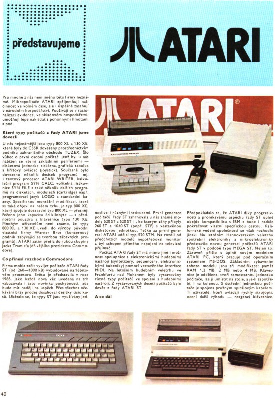 Atari XL and XE