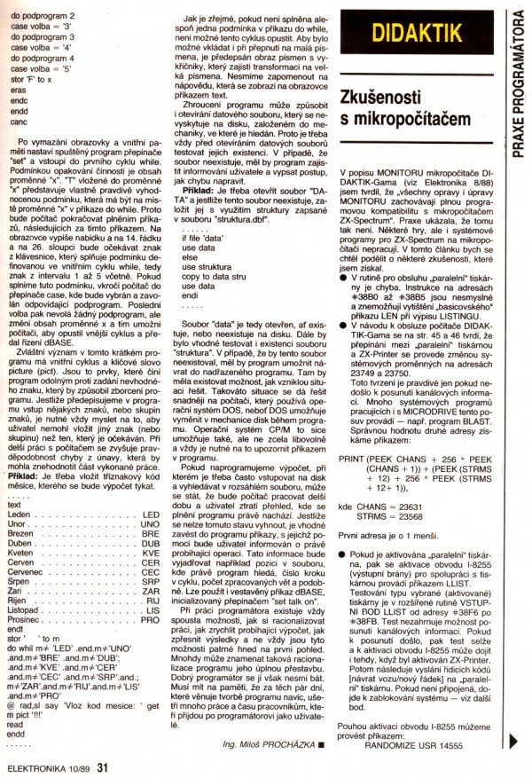 Didaktik Monitor 1 Didaktik Monitor 1