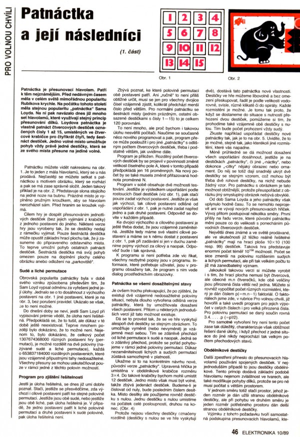 Patnactka 1-1 Patnactka 1-1