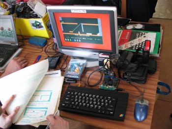 Jet Set Willy screens printed on ALFI plotter Jet Set Willy screens printed on ALFI plotter